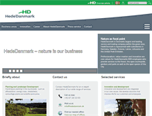 Tablet Screenshot of hededanmark.com