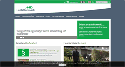 Desktop Screenshot of hededanmark.dk